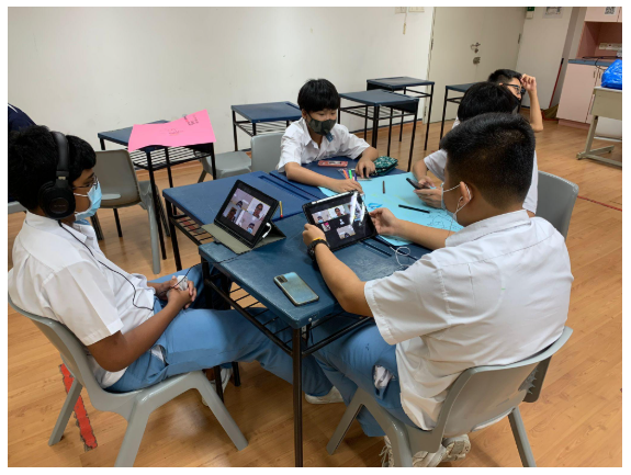 Students working on their reflections @ LSP